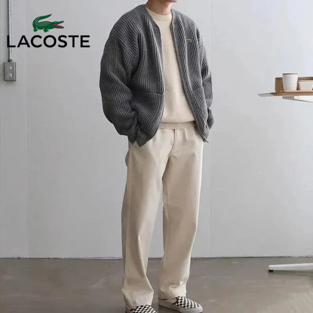 Veste cardigan oversize en maille pour homme