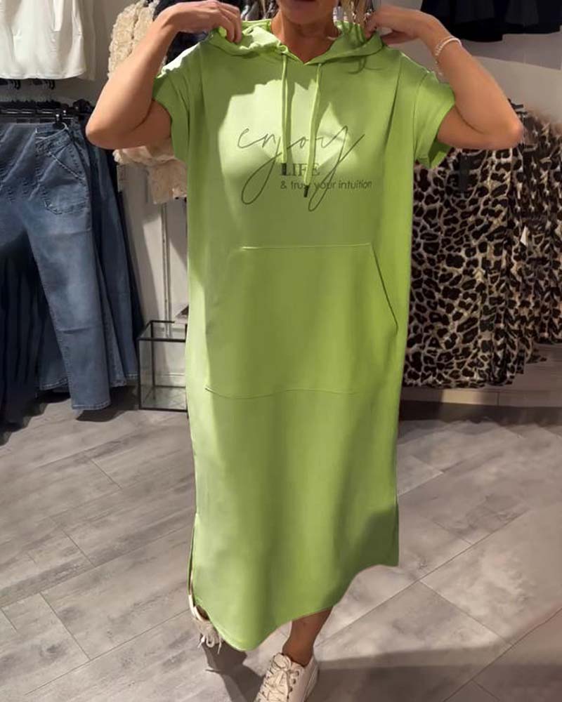 Manon - Robe Hoodie Décontractée