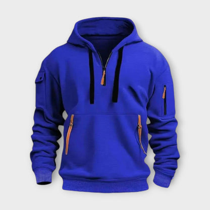 Tom - Half-Zip Kapuzenpullover
