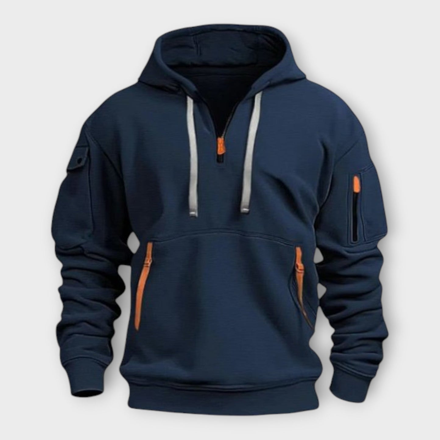 Tom - Half-Zip Kapuzenpullover