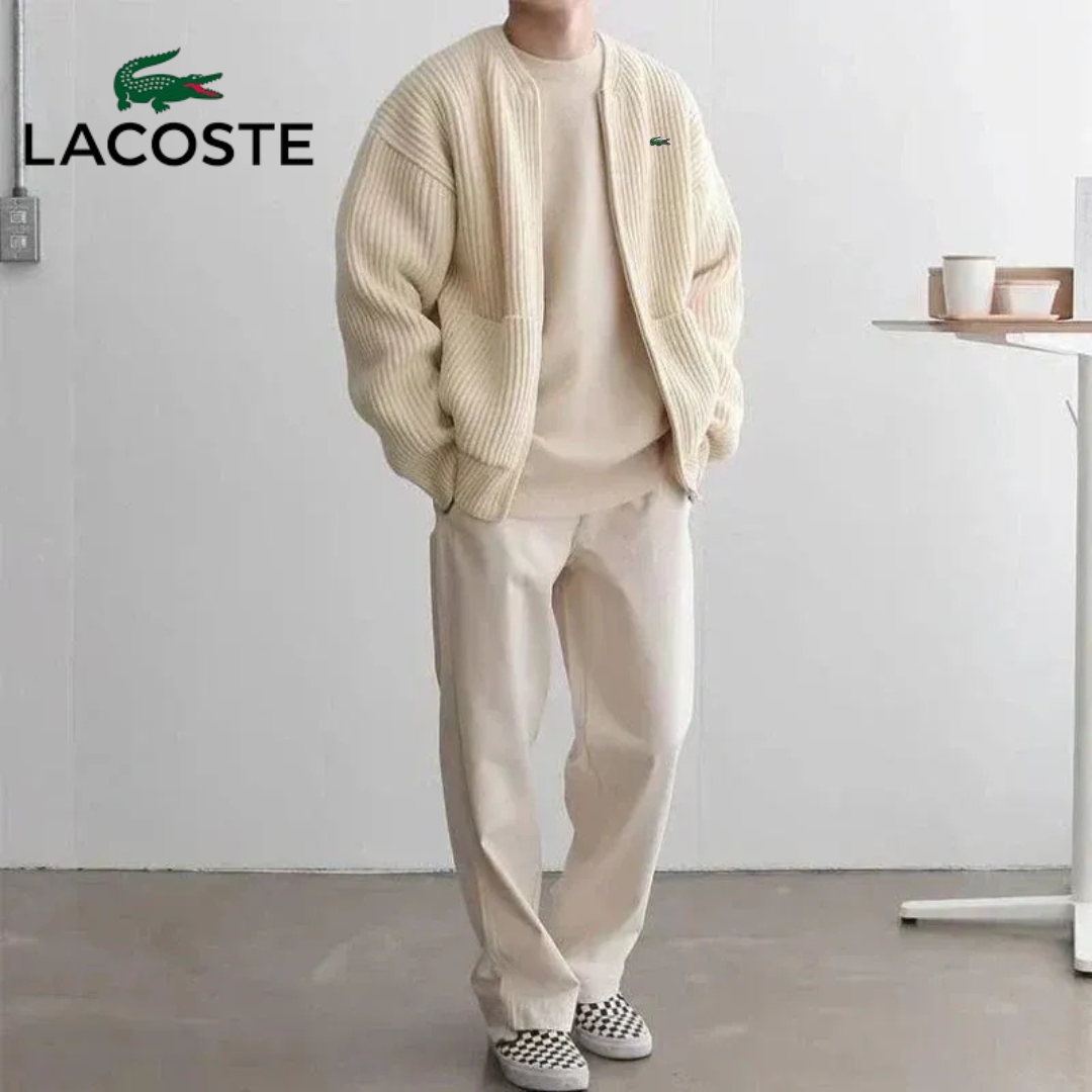 Veste cardigan oversize en maille pour homme